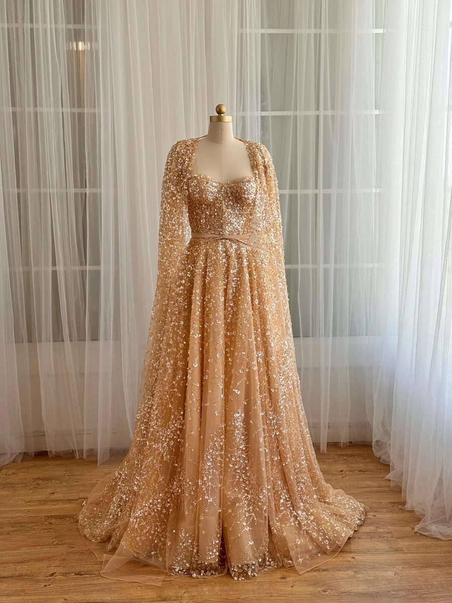 Amber Vega Gown — Lumière Haute Couture handmade gown