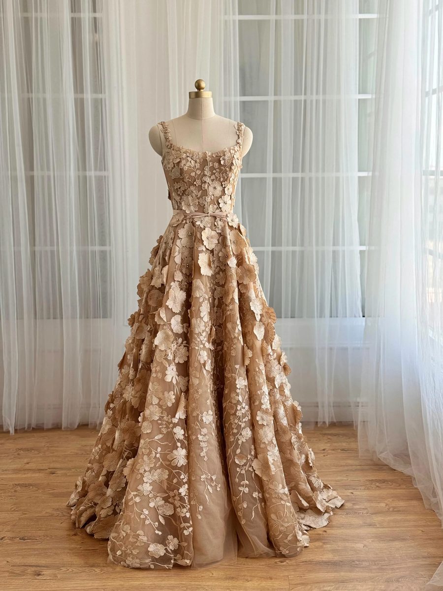Dark Vanilla Ball Gown