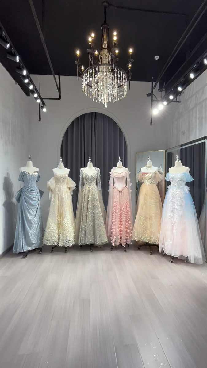 Lumière Atelier showroom California — private gown fitting space