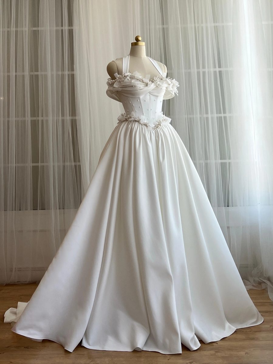 Whispering Princess Gown — Lumière Haute Couture handmade gown